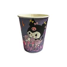 لیوان کاغذی کرومی با طرح شخصیت محبوب Sanrio؛ مناسب برای جشن تولد دخترانه، تم کرومی، و مهمانی‌های خاص. سبک، زیبا، یک‌بارمصرف و فانتزی.